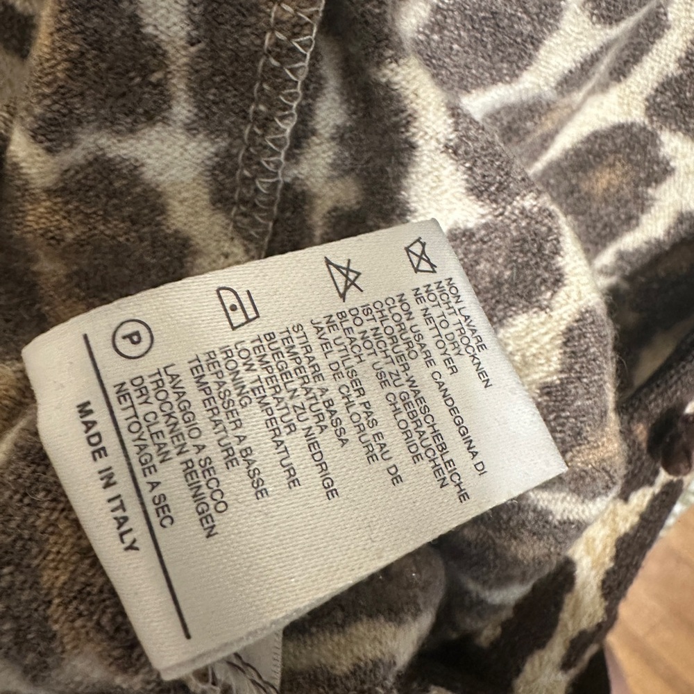 Blumarine Brown Leopard Print Tank - Picture 6 of 8